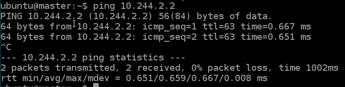 Container Ping Test