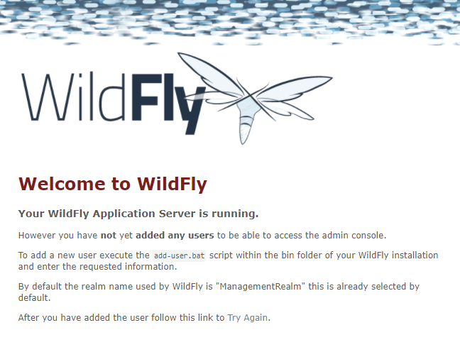 WildFly Admin console